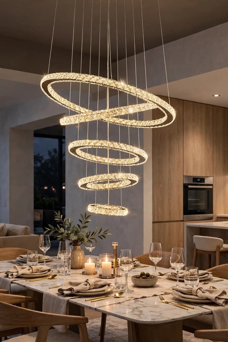 Lighting that reflects the space